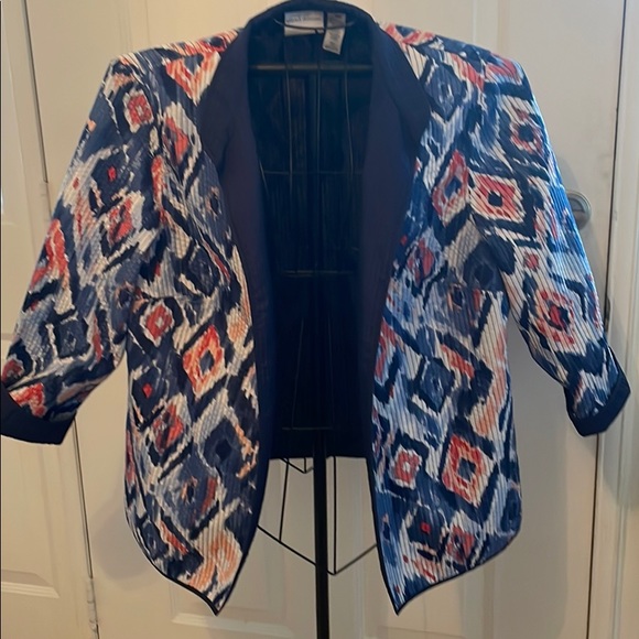 Spring / Summer Alfred Dunner Lightweight Open Jacket Size 18W - Picture 1 of 1